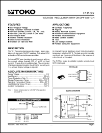 Click here to download TK11580TL Datasheet