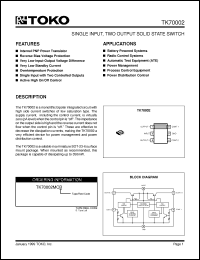 Click here to download TK70002 Datasheet