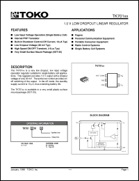 Click here to download TK70110MBX Datasheet