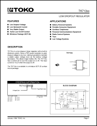 Click here to download TK71315MTL Datasheet