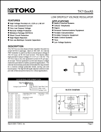 Click here to download TK71523ASCL Datasheet