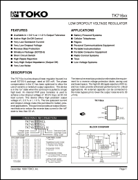 Click here to download TK71645ASCLH Datasheet