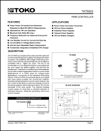 Click here to download TK75003DIMG Datasheet
