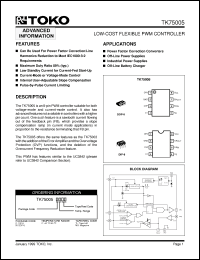 Click here to download TK75005DCMG Datasheet
