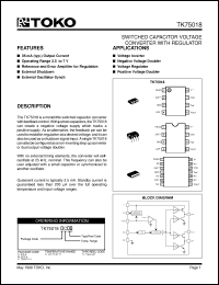 Click here to download TK75018DCTL Datasheet