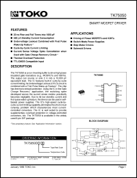 Click here to download TK75050 Datasheet