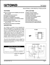 Click here to download TK73200MCL Datasheet