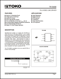 Click here to download TK15409MTL Datasheet