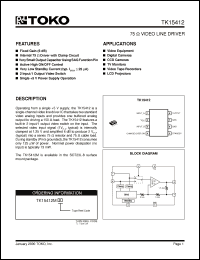 Click here to download TK15412MTL Datasheet