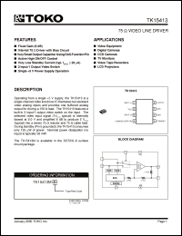 Click here to download TK15413MTL Datasheet