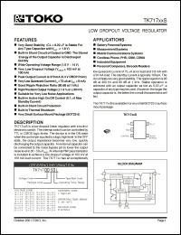 Click here to download TK71747SCL Datasheet