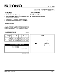 Click here to download KV1400F0 Datasheet