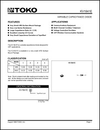 Click here to download KV1841 Datasheet