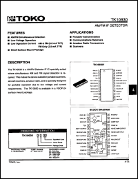 Click here to download TK10930VCTX Datasheet