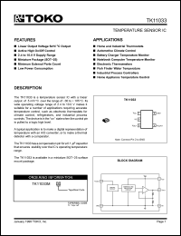 Click here to download TK11033M Datasheet