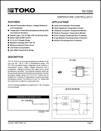 Click here to download TK11050M Datasheet