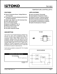 Click here to download TK11051M Datasheet