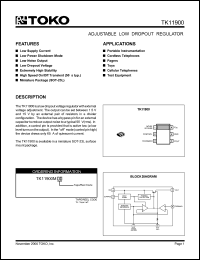 Click here to download TK11900 Datasheet