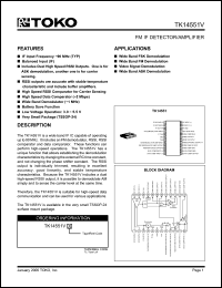 Click here to download TK14551V Datasheet