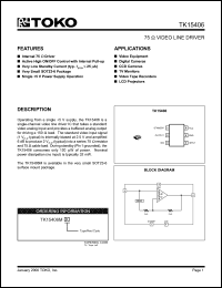 Click here to download TK15406M Datasheet