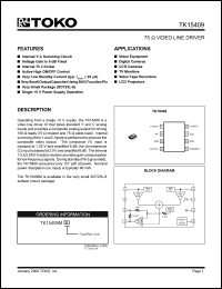 Click here to download TK15409M Datasheet