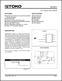 Click here to download TK15411MTL/411 Datasheet