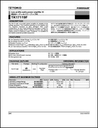 Click here to download TK17119F Datasheet
