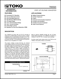 Click here to download TK65020MTL/20M Datasheet