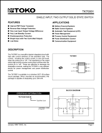 Click here to download TK70001MCB/01S Datasheet