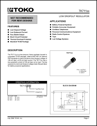 Click here to download TK71135NT/135 Datasheet