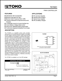 Click here to download TK75001DIMG/75001 Datasheet