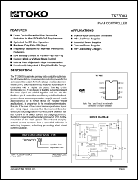 Click here to download TK75003D Datasheet