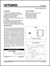 Click here to download TK75003 Datasheet