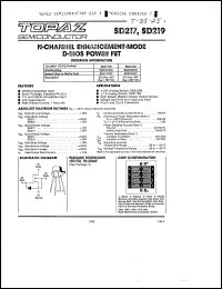 Click here to download SD219DE Datasheet