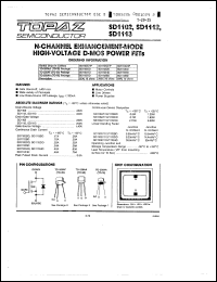 Click here to download SD1102HD Datasheet