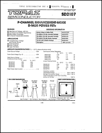 Click here to download SD2107AD Datasheet