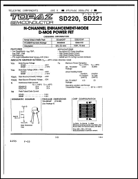 Click here to download SD221HD Datasheet