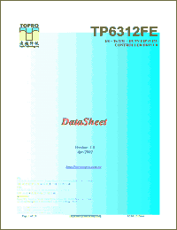 Click here to download TP6312FE Datasheet