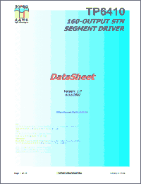 Click here to download TP6410 Datasheet