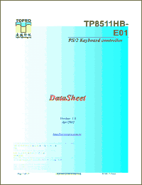 Click here to download TP8511HB-E01 Datasheet