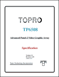 Click here to download TP6508 Datasheet