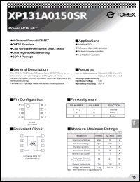Click here to download XP131A0150SR Datasheet