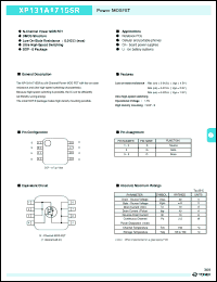 Click here to download XP131A1715SR Datasheet