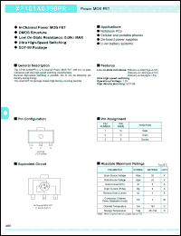 Click here to download XP161A0390PR Datasheet