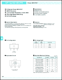 Click here to download XP162A01B5PR Datasheet