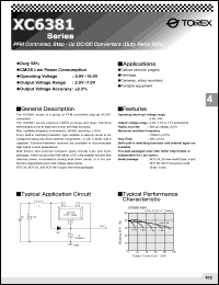 Click here to download XC6381E Datasheet