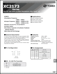 Click here to download XC2173CM21MR Datasheet