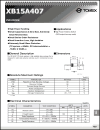 Click here to download XB15A407 Datasheet