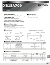 Click here to download XB15A709 Datasheet