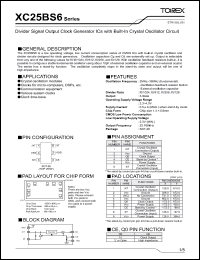 Click here to download XC25BS6128WR Datasheet